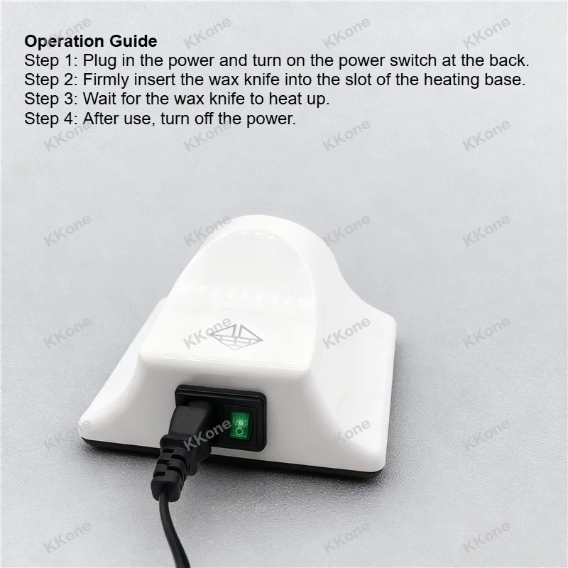 1Set Dental Simple Wax Knife Heater Wax Knife Sensor Dental Technician Electromagnetic Heater Dental Lab Tool
