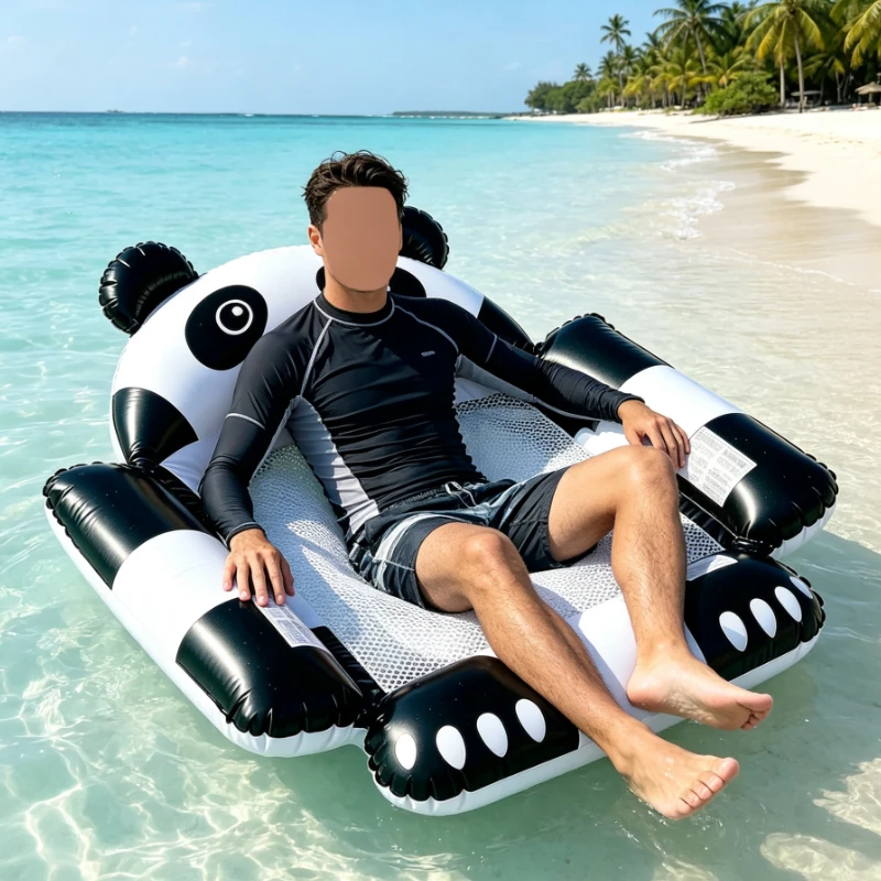 Outdoor Inflatable Water Float Raft Thick Adult Universal Mini Float Chair Floating Lounger Pool Bed