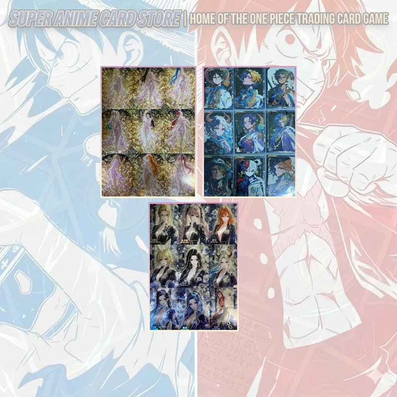Japanese Anime ZL ONE PIECE Card Set Shirahoshi Vinsmoke Reiju Nefertari D. Vivi Nami Boa Hancock Nico Robin Collectible Cards