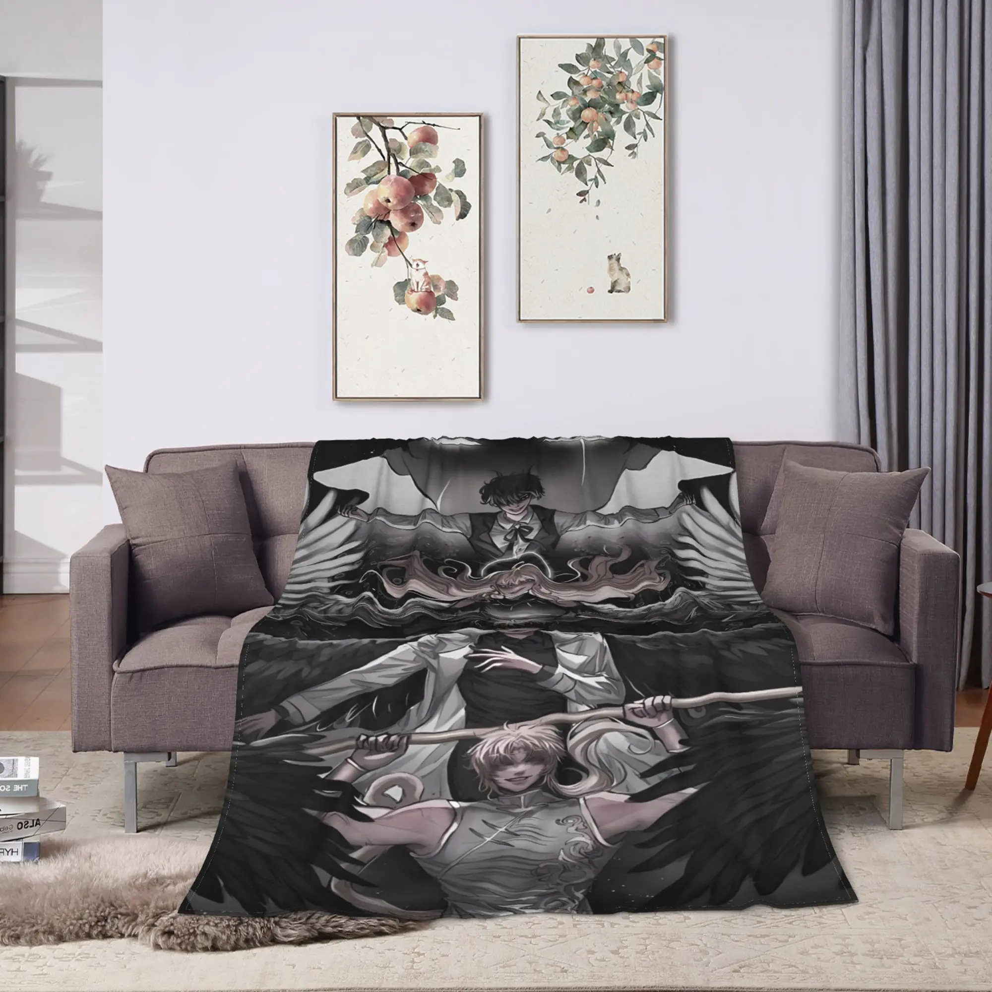 Warm Blanket Decorative Novel Omniscient Reader Viewpoint Bedding Throws  Flannel Bedspread For Couch Chair Bed Sofa Bed Cover