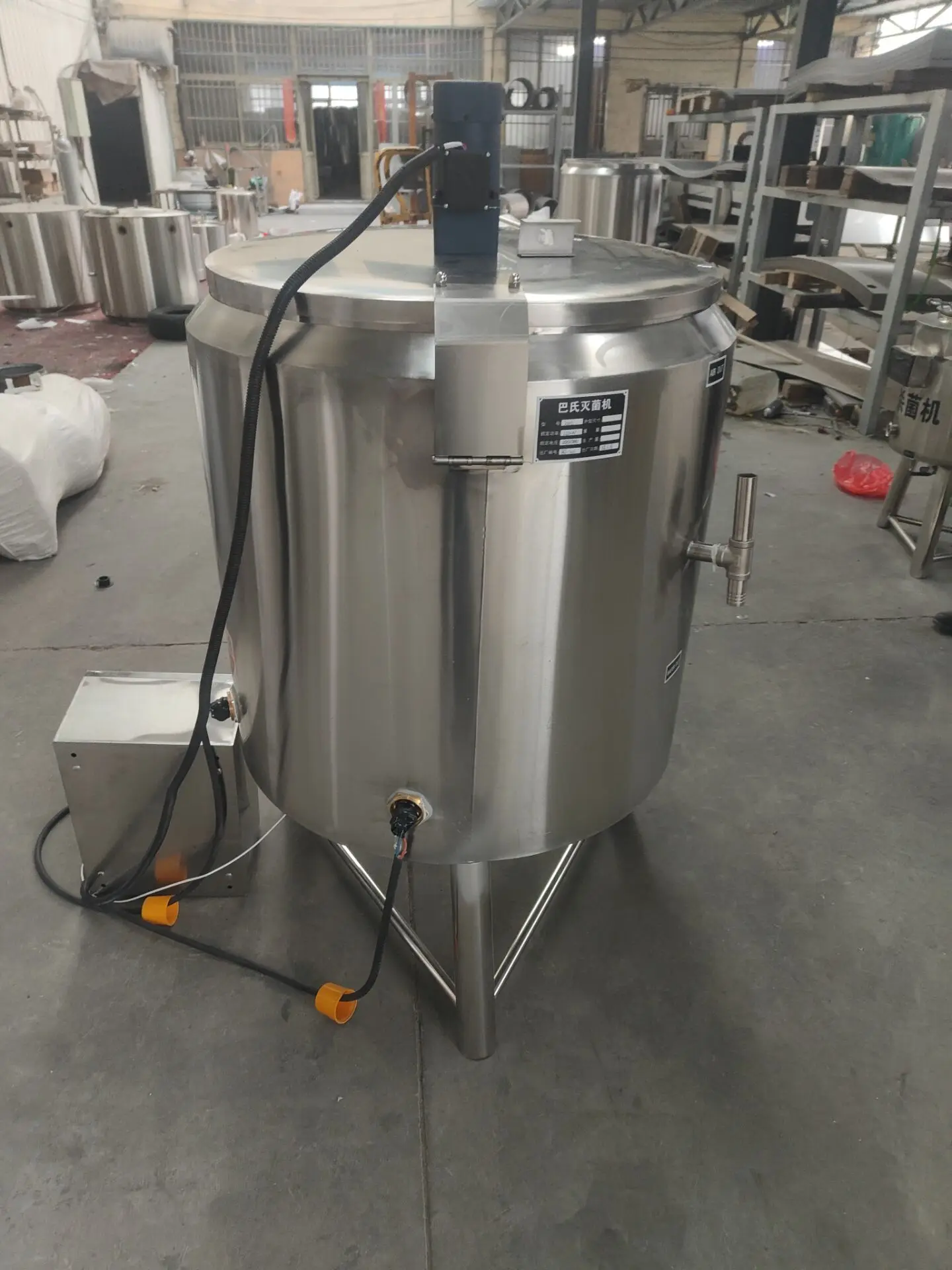 /Ssterilizzatore commerciale per macchina per pasteurizzazione del latte di mucca pura e capra