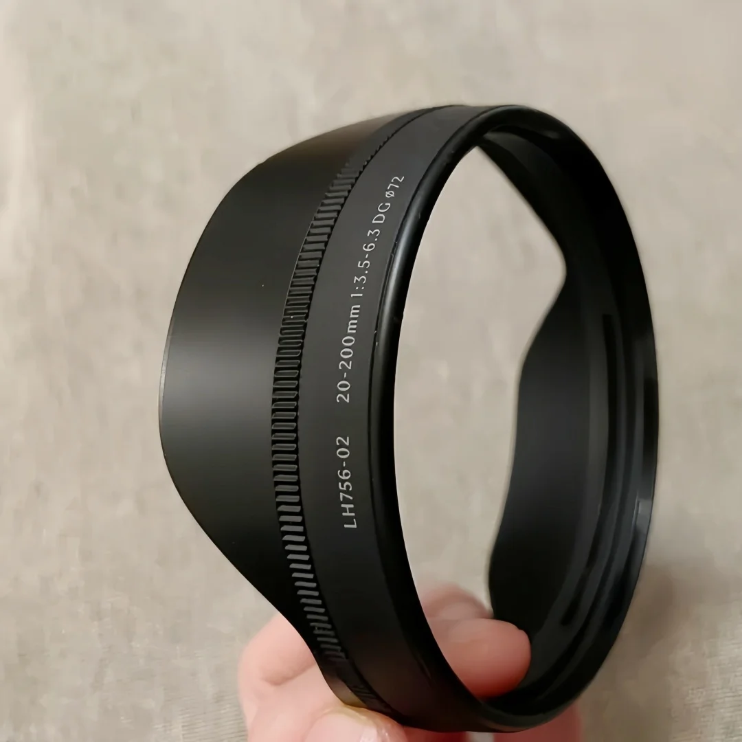 Genuine Lens Hood LH876-02 72mm Lens Protector Fit for Sigma 20-200mm F/3.5-6.3 DG Contemporary Full Frame Zoom Lens