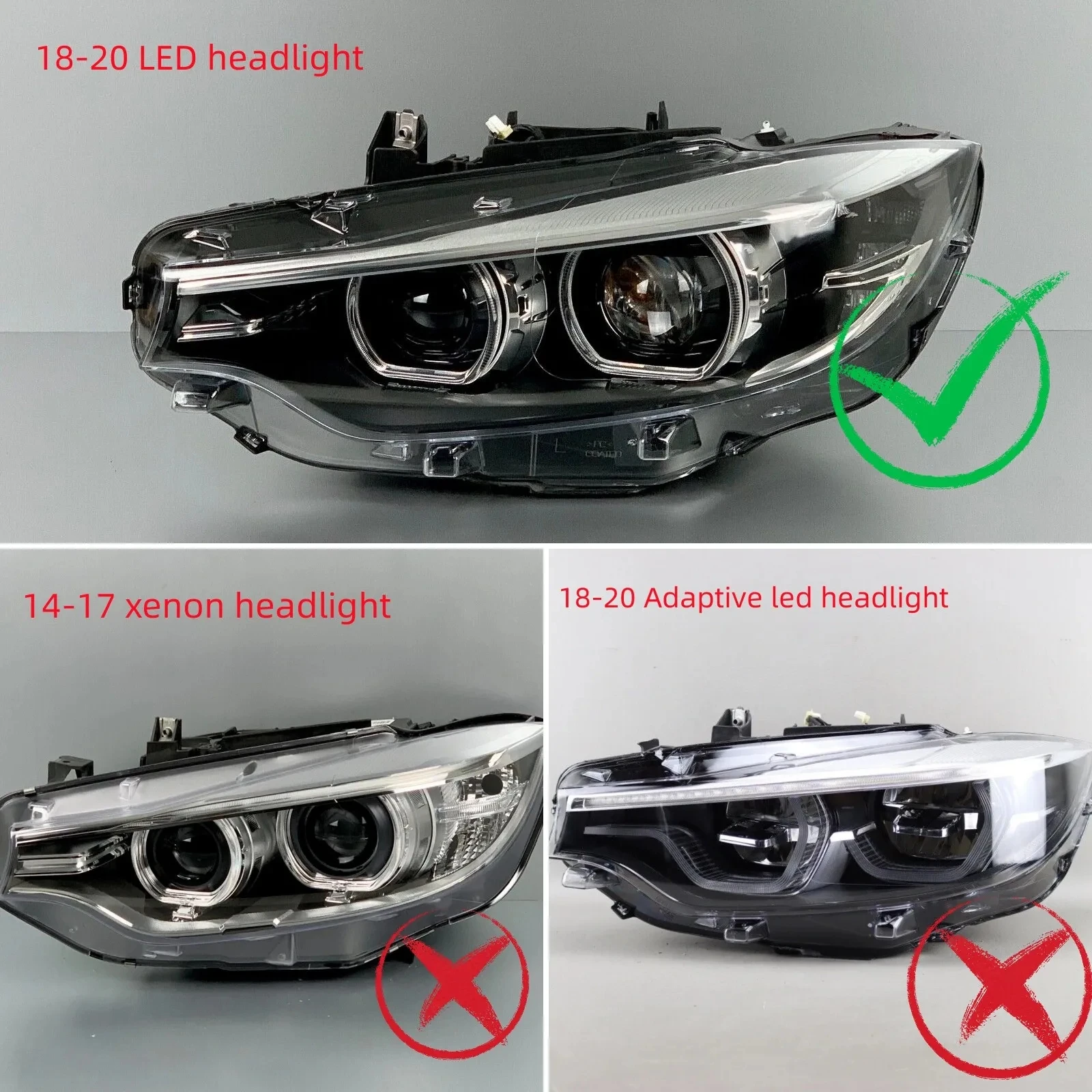 Suitable for BMW 4 Series F32 F33 F36 M4 DRL Multicolor CSL Yellow Daytime Running Lights 63117493227 63117493228 7493228 Car