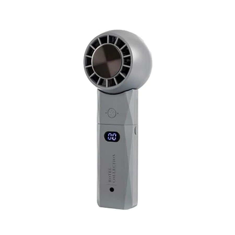 

Breeze-Pro Handheld Mini Personal Fan 2-in-1 USB Rechargeable Pocket Device with Power Bank Portable for Travel Summer Concerts