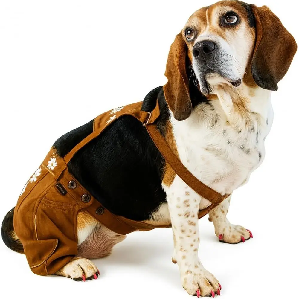 

Немецкие кожаные штаны Lederhosen для собак, доступны в размере 4XL и других размерах