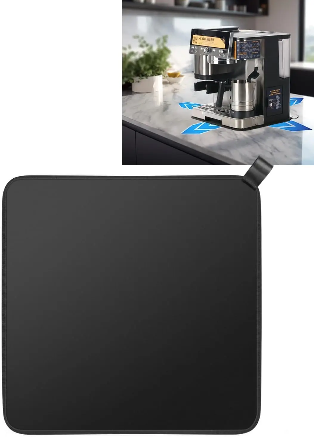Sliding Mat for Ninja Espresso Coffee Machine ES601 Smooth Glide with Anti-Slip Base Accessories