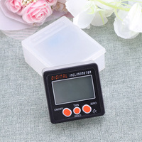 Digital Electronic Magnetic Protractor Angle Inclinometer Gauge without (Black)