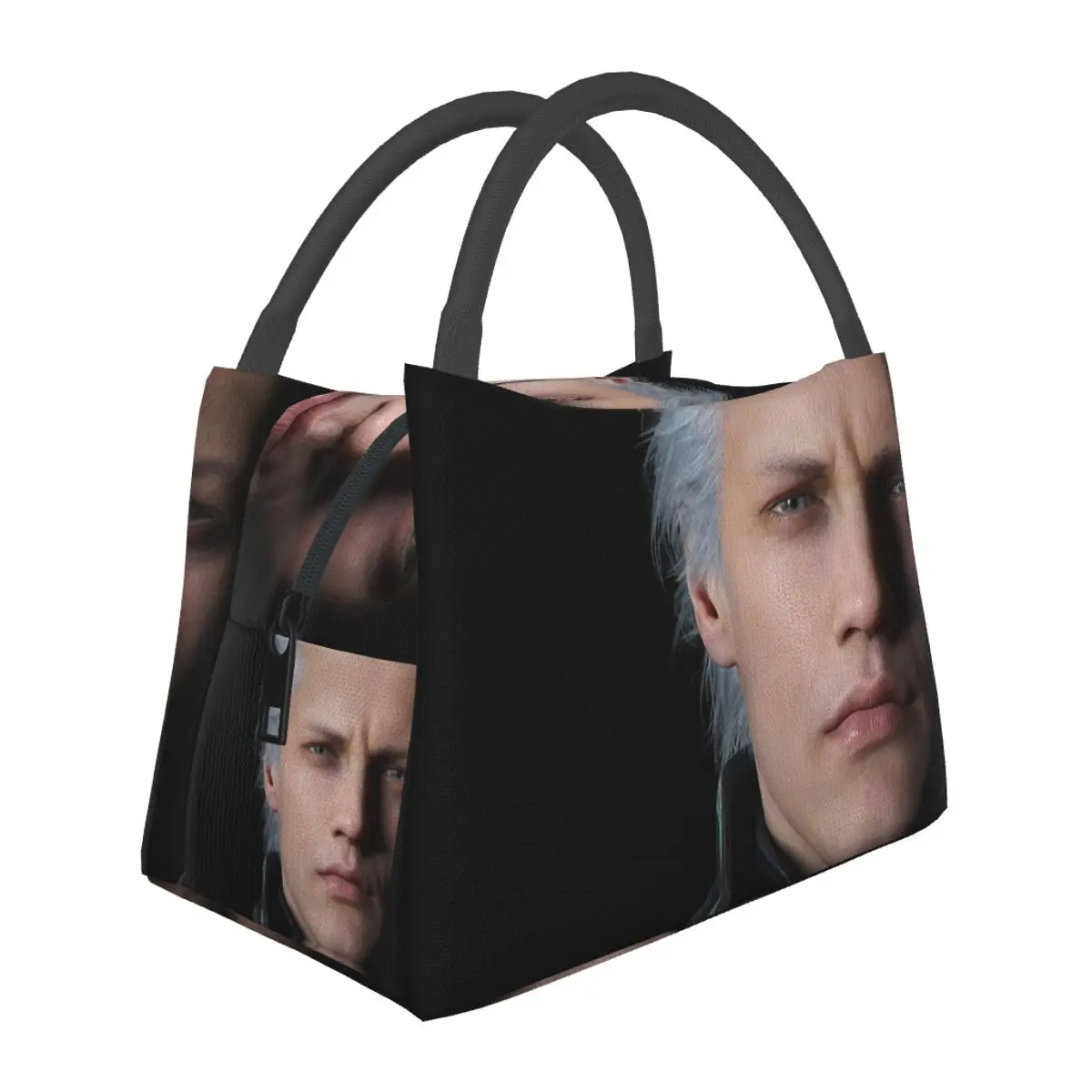 

Devil May Cry 5 Vergil Poster Insulated Lunch Bag for School Bento Storage Food Boxes Container Cooler Thermal Lunch Box Tote