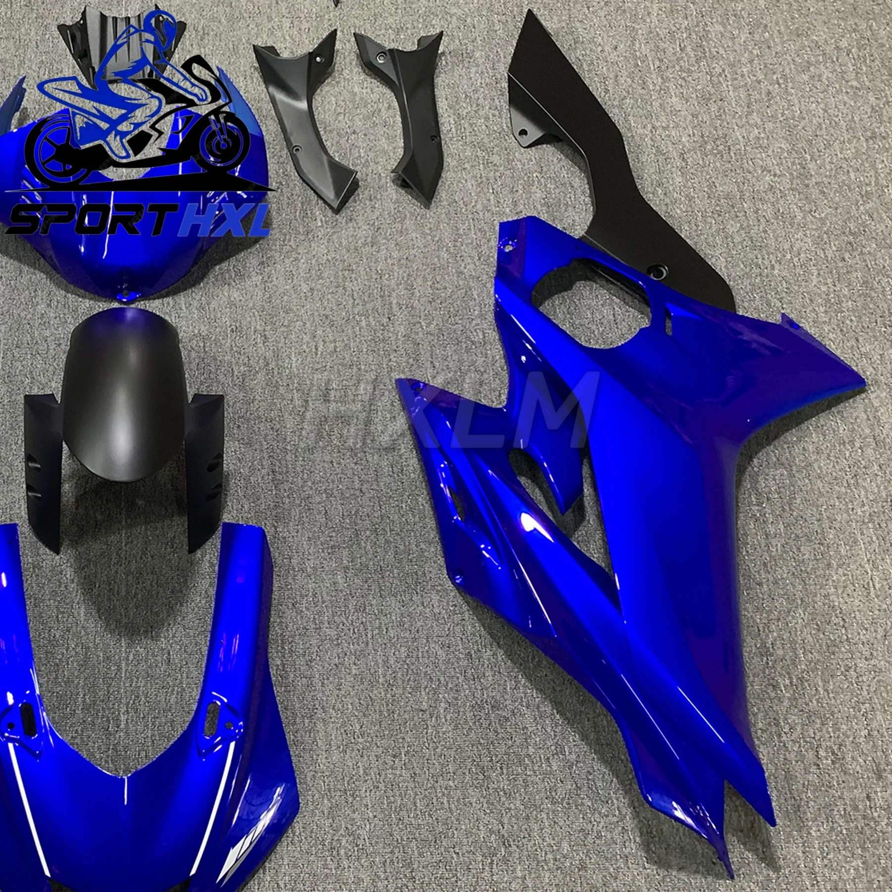 Dark Blue Motorcycle Fairing Kit Fit For Yamaha R6 YZF 2017 2018 2019 2020 2021 2022 2023 2024 2025 ABS Injection Body Set
