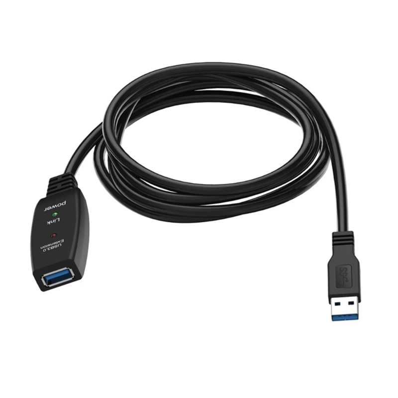 USB3.0 Data Transfer Cable Cord Line A Male to A Female with Signal Regenerators