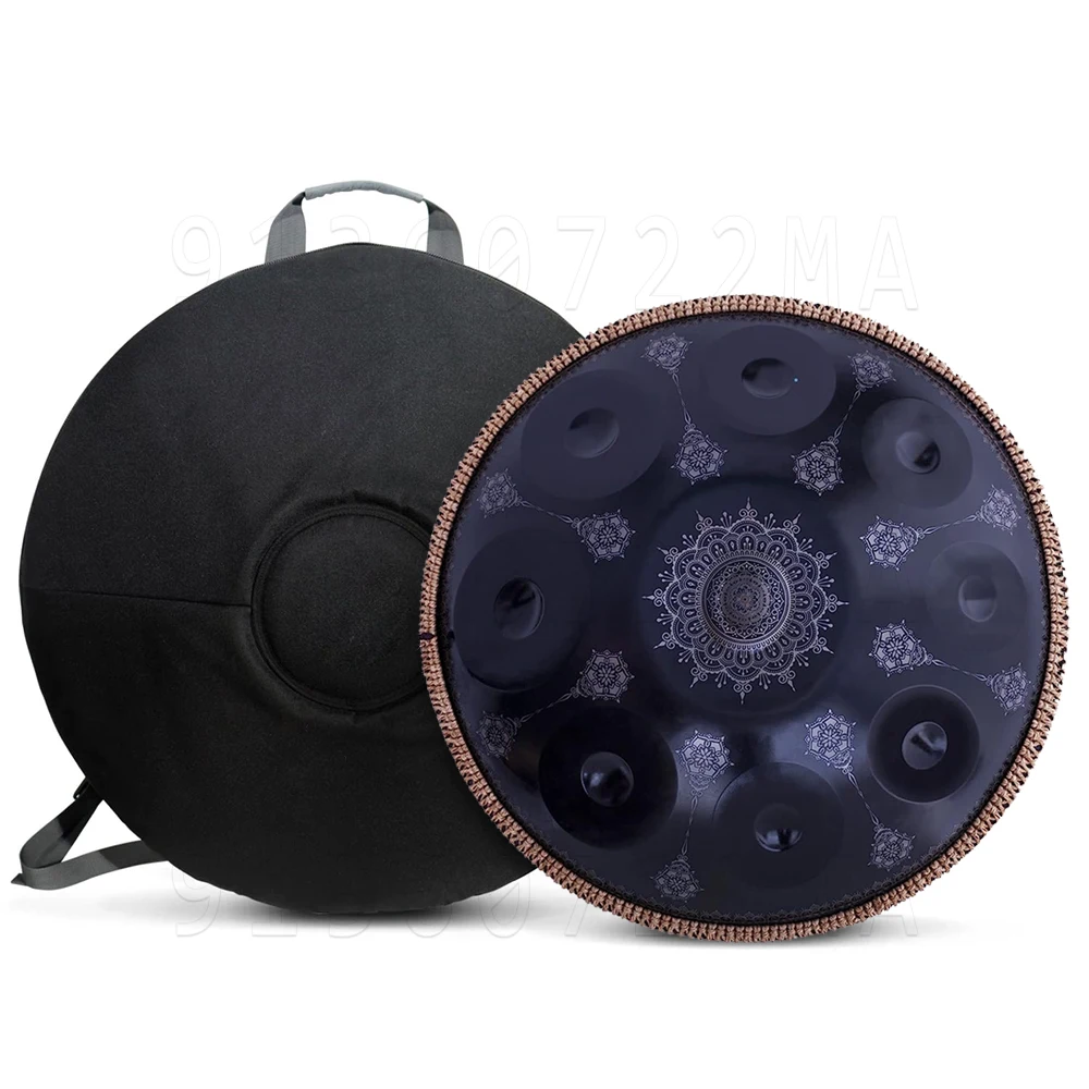 432Hz/440Hz handpan drum 9 tone 22 inch tambor yoga meditation music drum instrument beginner steel tongue drum gift