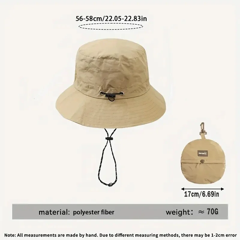 1/2/3PCS Fishing Fisherman Hat Foldable Outdoor Quick Dry Lightweight Portable Bag Style Head Protection Home Daily Use