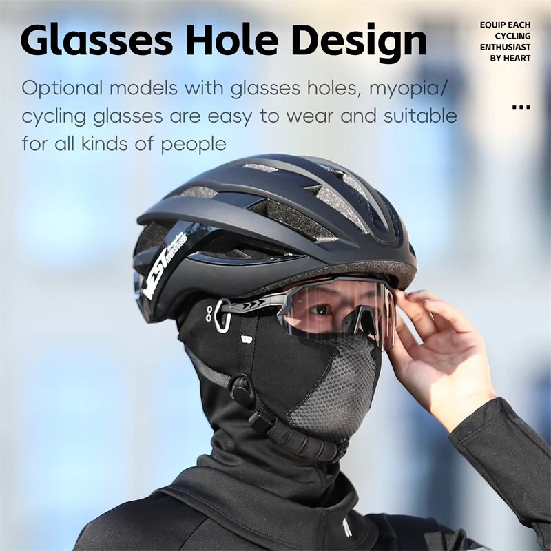 WEST BIKING Winter Warm Fleece Balaclava Cycling Snowboard Hiking Breathable Full Face Mask Motorcycle Hood Thermal Sport Gear