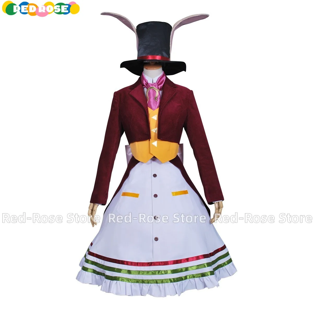 《Custom Size》Alice Madness Returns Alice Rabbit Late but Lucky Dress Halloween Christmas Outfits Christma