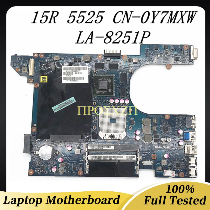 

CN-0Y7MXW 0Y7MXW Y7MXW High Quality For DELL 15R 5525 M521R Laptop Motherboard LA-8251P With HD7650M GPU 100% Full Working Well