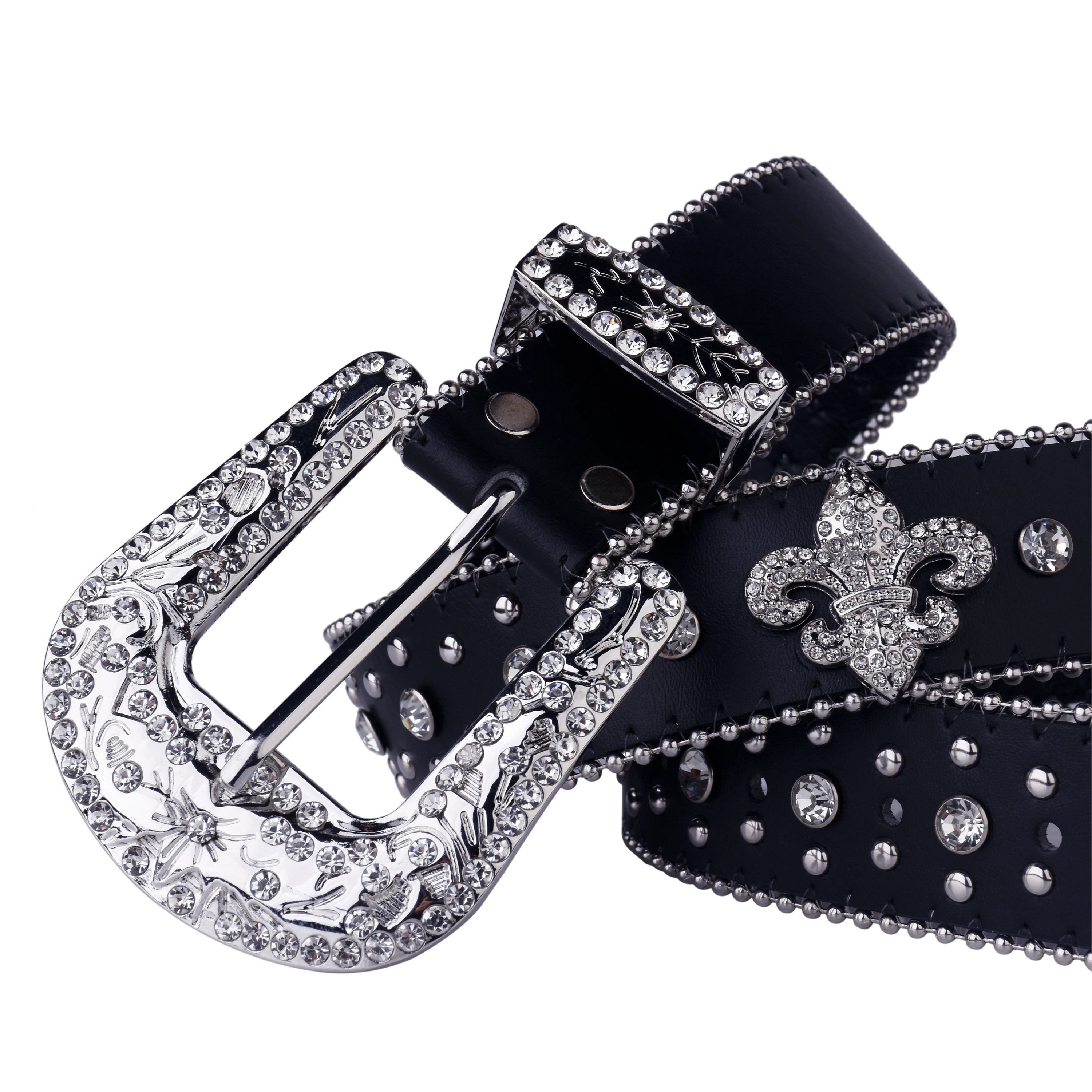 Punk Strass Gürtel für Männer und Frauen weibliche Mode Western Jeans weibliche Jeans Schmuck Mode Design Y2K Jeans Gürtel – Detail 5