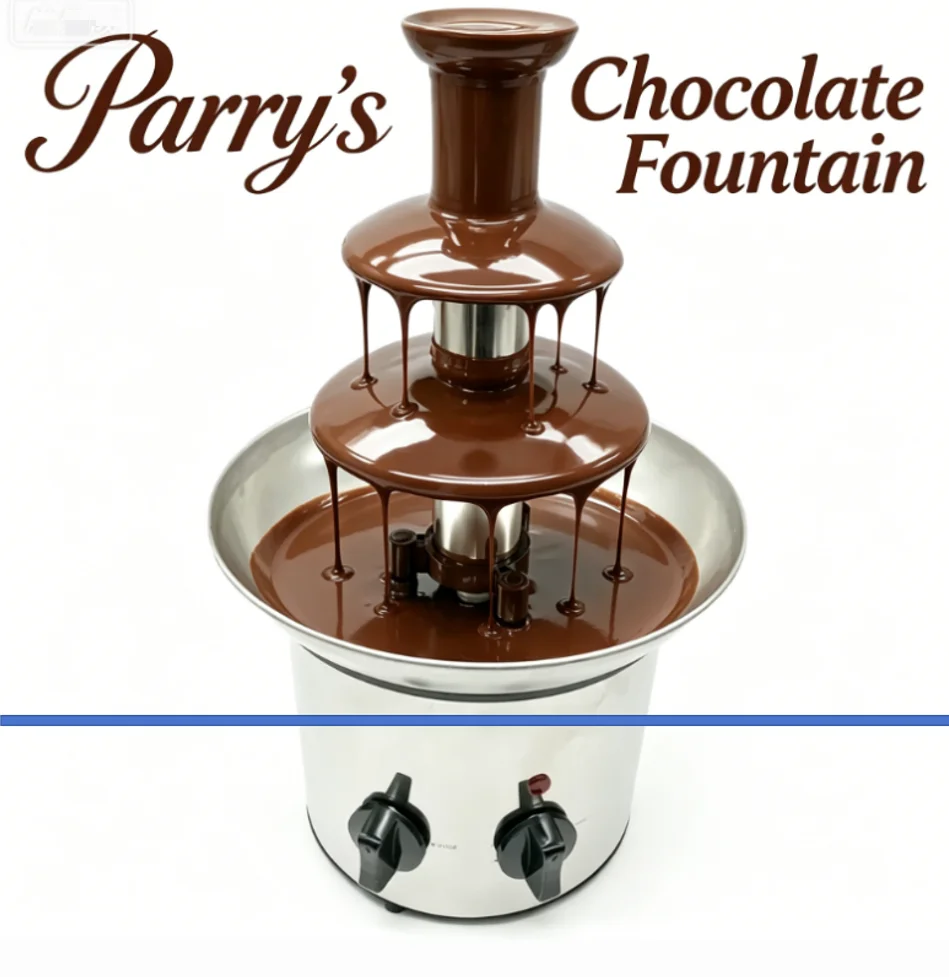 Chocolate Fountain Commercial - Fontanna Czekoladowa Elektryczna 3-poziomowa 110V/220V, Maszyna