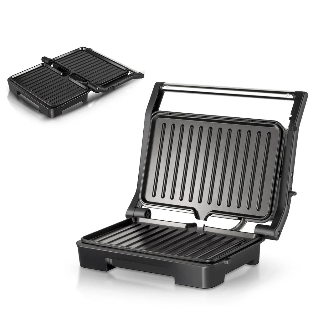 آلة ستيك الكهربائية صانع الشواء المنزلية المحمولة غير عصا شواية كهربائية على الوجهين آلة الإفطار 1000 واط