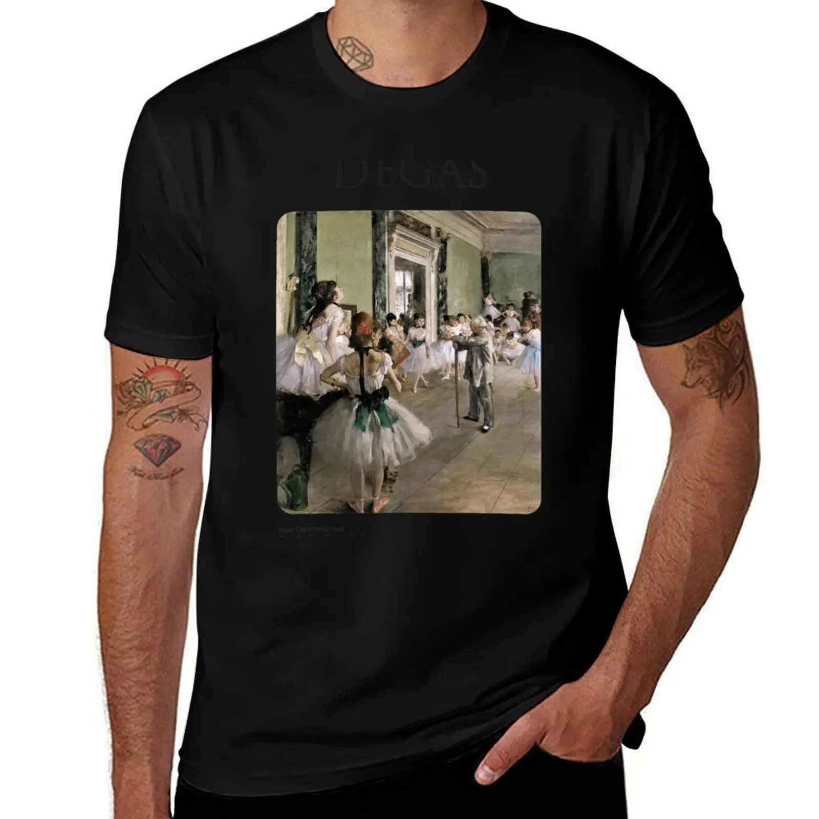 The Ballet Class (Edgar Degas) T-Shirt Street Art Print Tee Shirt