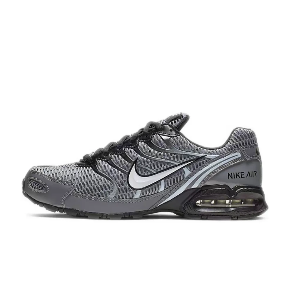 Zapatillas Nike Air Max Torch 4 para hombre de caña baja – Gris/Plateado, tela casual, malla transpirable y durabilidad prolongada 343846-012