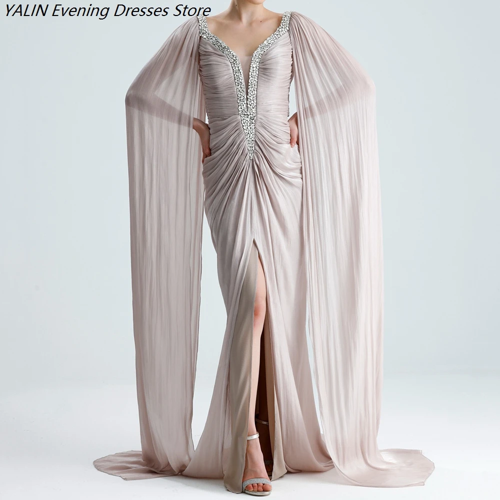 Mermaid Evening Dress V-Neck Floor-Length Prom Gown