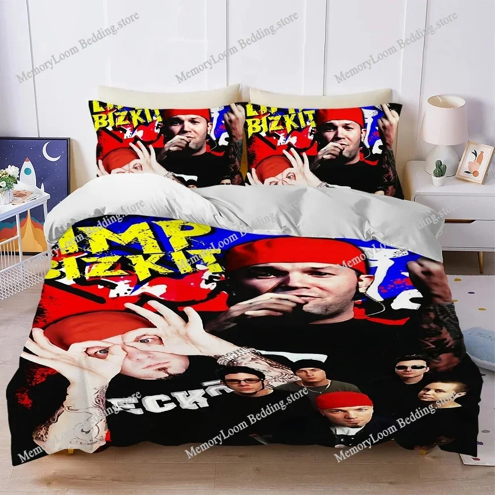 

Rock Band L-Limp Bizkit Music Duvet Cover Set Bedding Soft Laundry Cotton Bed Four Seasons Student Dormitory Home Textileextile
