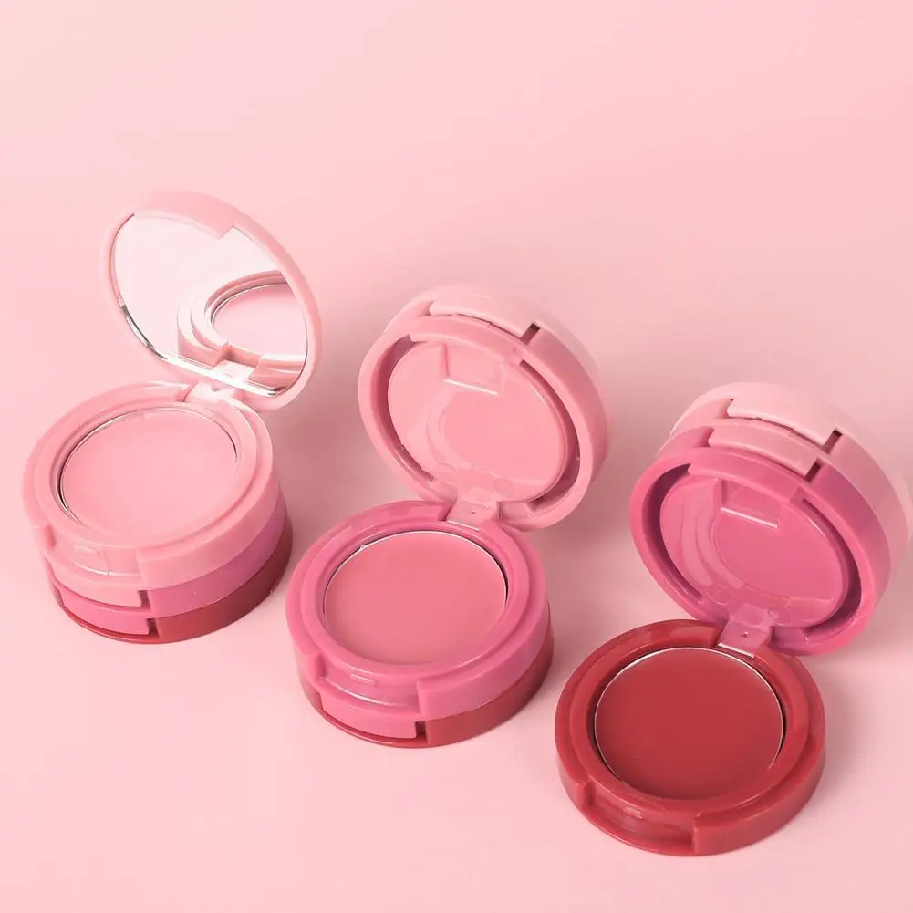 Handaiyan-Aveludado Suave Natural Matte Face Blush, Creme Maquiagem Bochecha, Blush Labial Impermeável, 1Pc, V1X8