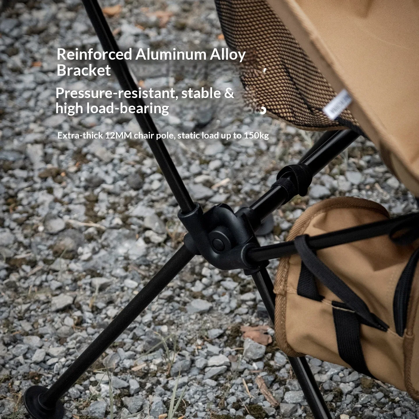 Mountainhiker Ultralight High Back Moon Chair Foldable Portable Camping Fishing Outdoor Lawn Chair with Storage Bag view 6