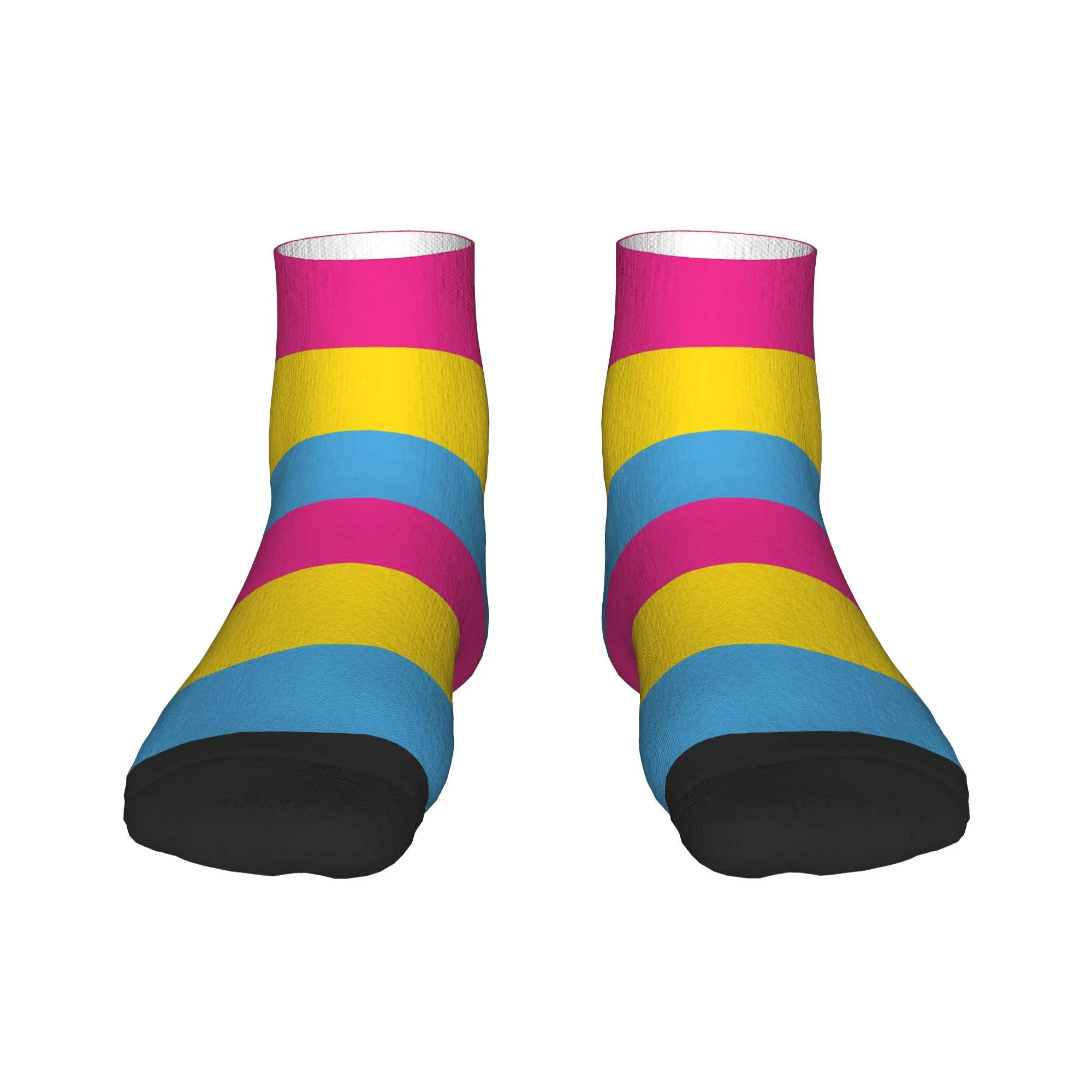 

Pansexual Pride Flag Socks Harajuku High Quality Stockings All Season Socks Accessories for Man's Woman's Birthday Present