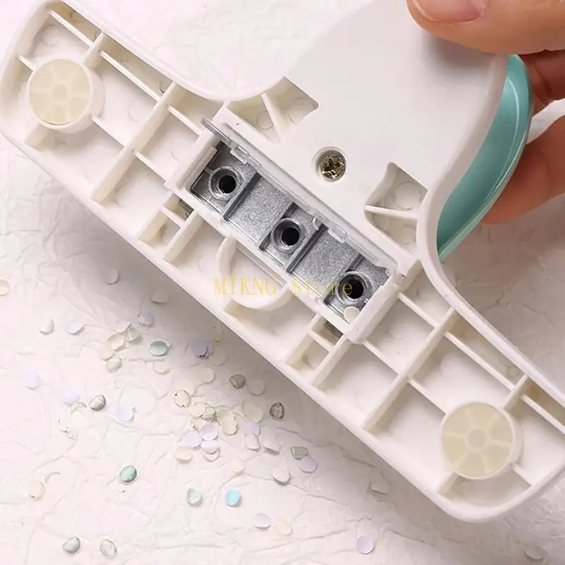 3 отверстия бумаги 4mm Horles Ручной перфунер из листового бумаги Poop Pupper для планировщиков документирует школьные