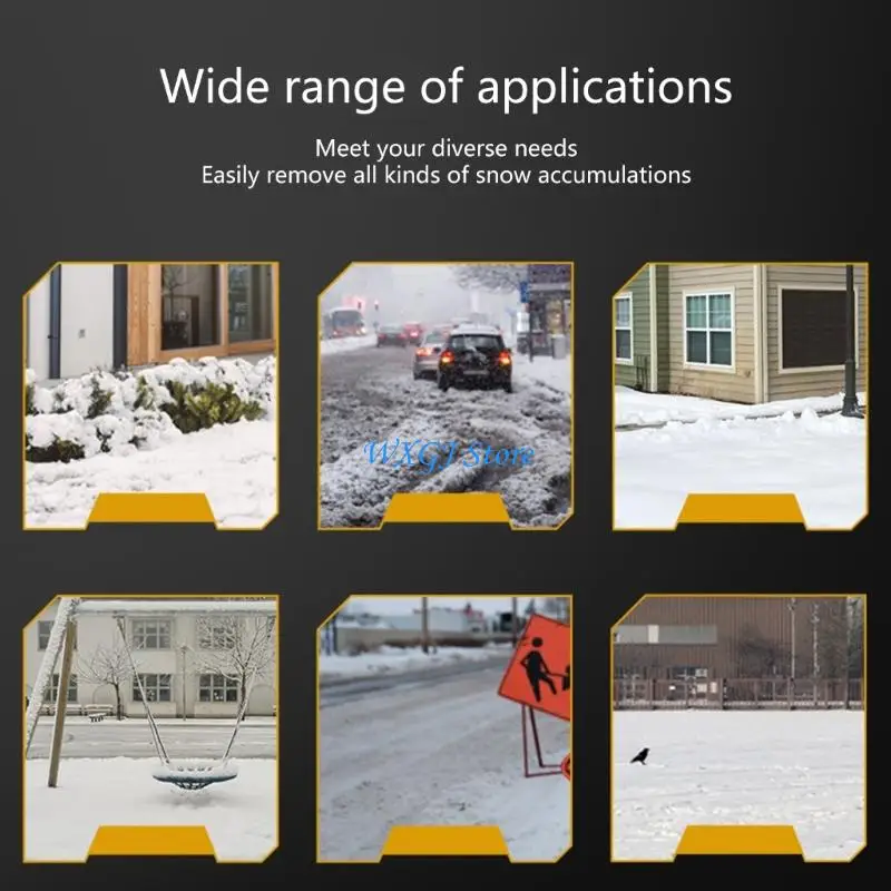 

37JE Lightweight Cordless Snow Removal Tool Quick Assembly Designs Snow Thrower for Fast Clearing On Walkways And Step