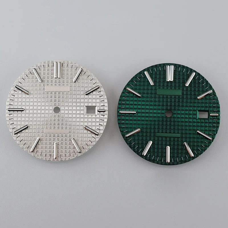 31.8mm Watch dial parts With date Window For Seiko NH34 NH35 NH36 NH38 Movement  Luminous dial Upgrade or repair your watch