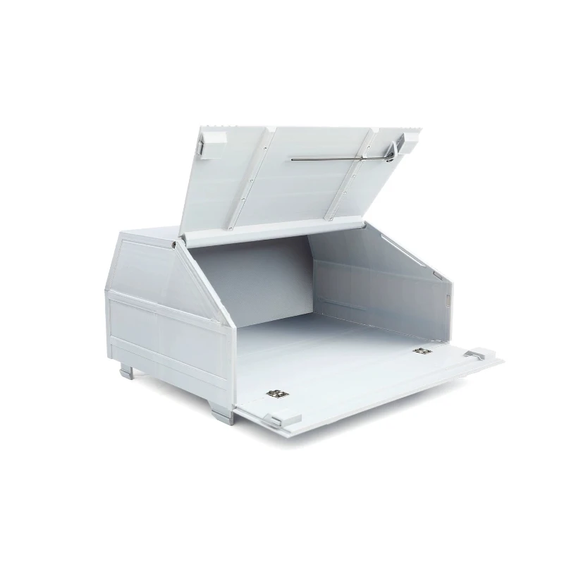 RD110 Series RC Pickup Truck Bed Extra Large Tool Box 3D Printed Angled Tail Storage Box Toy Car Upgrade and Modification Parts