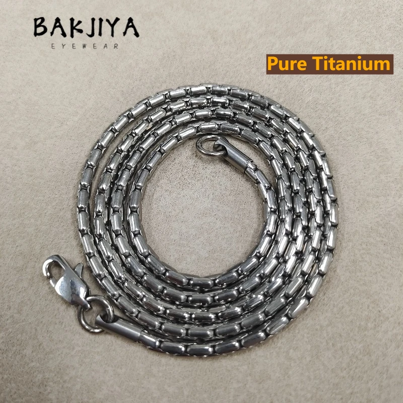 

2026 Pure Titanium Snake Bone Chain Necklace For Men Women, 2.5mm/3.0mm Snake Chains, Anti-Allergy Long Collarbone Link Necklace