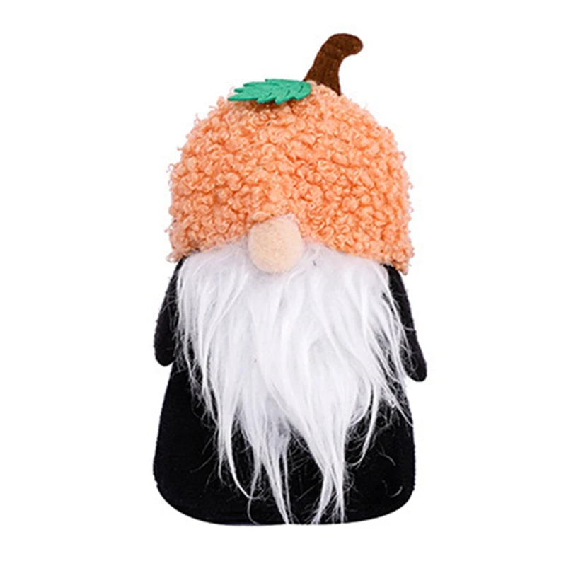 Thanksgiving Gnomes Plush Decoration, 3 PCS Cute Harvest Gift Pumpkin Dolls Swedish Faceless Fall Autumn Home Decor Easy Install