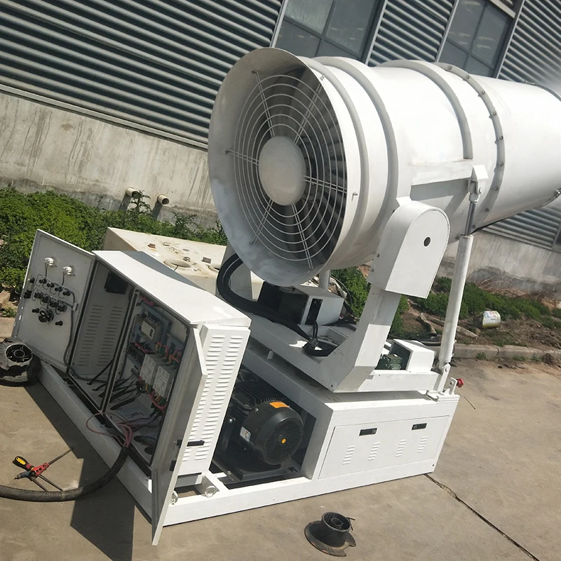 Fog Cannon Sprayer 32M Coverage For Livestock Pasture Orchard Spraying Stone Quarry Demolition Dust Disinfection Machine
