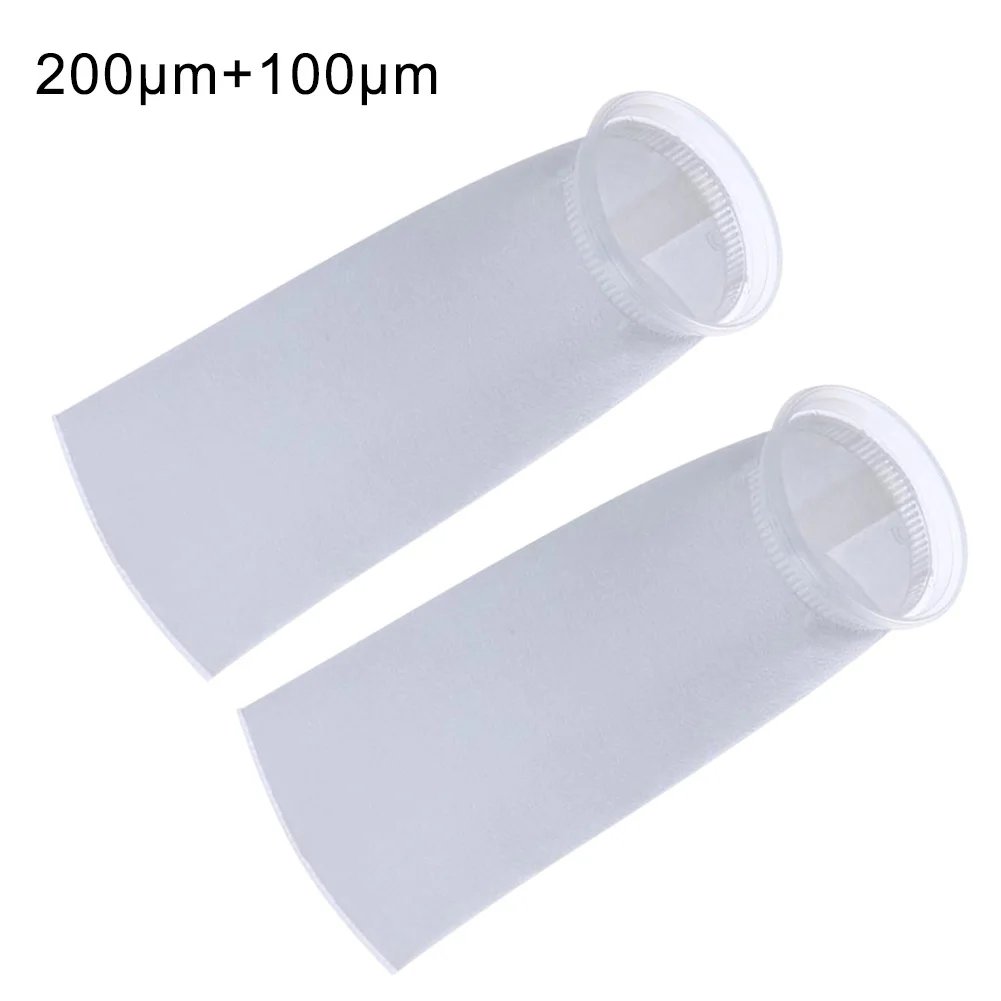 2PCS Filter Bags For Automotive/Pharmaceutical Industry Water Treatment PP Non-woven Water Treatment Filter Bags Accessories