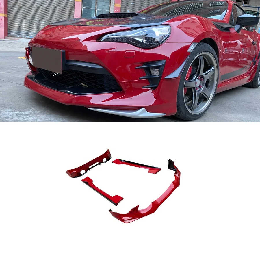 2017-2020 T- RD Style Body Kit for Toyota GT86 FT86 BRZ Front Bumper Lip Side Skirt Splitter Rear Bumper Lip Diffuser