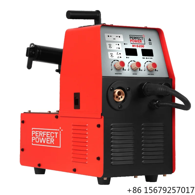 CO2 Gas Wire MIG Welder MIG-200 IGBT Multi Function MIG MAG MMA TIG Flux Cored 1KG 5KG Igbt Welding Machine Pcb Board 60%--200A