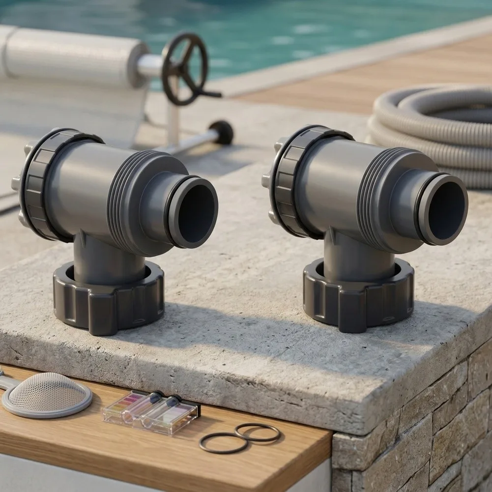 2pcs Replace On Off Plunger Valve Only Swimming Pool Filter Pump 38 Compatible Swimming Pool Filtration Pump