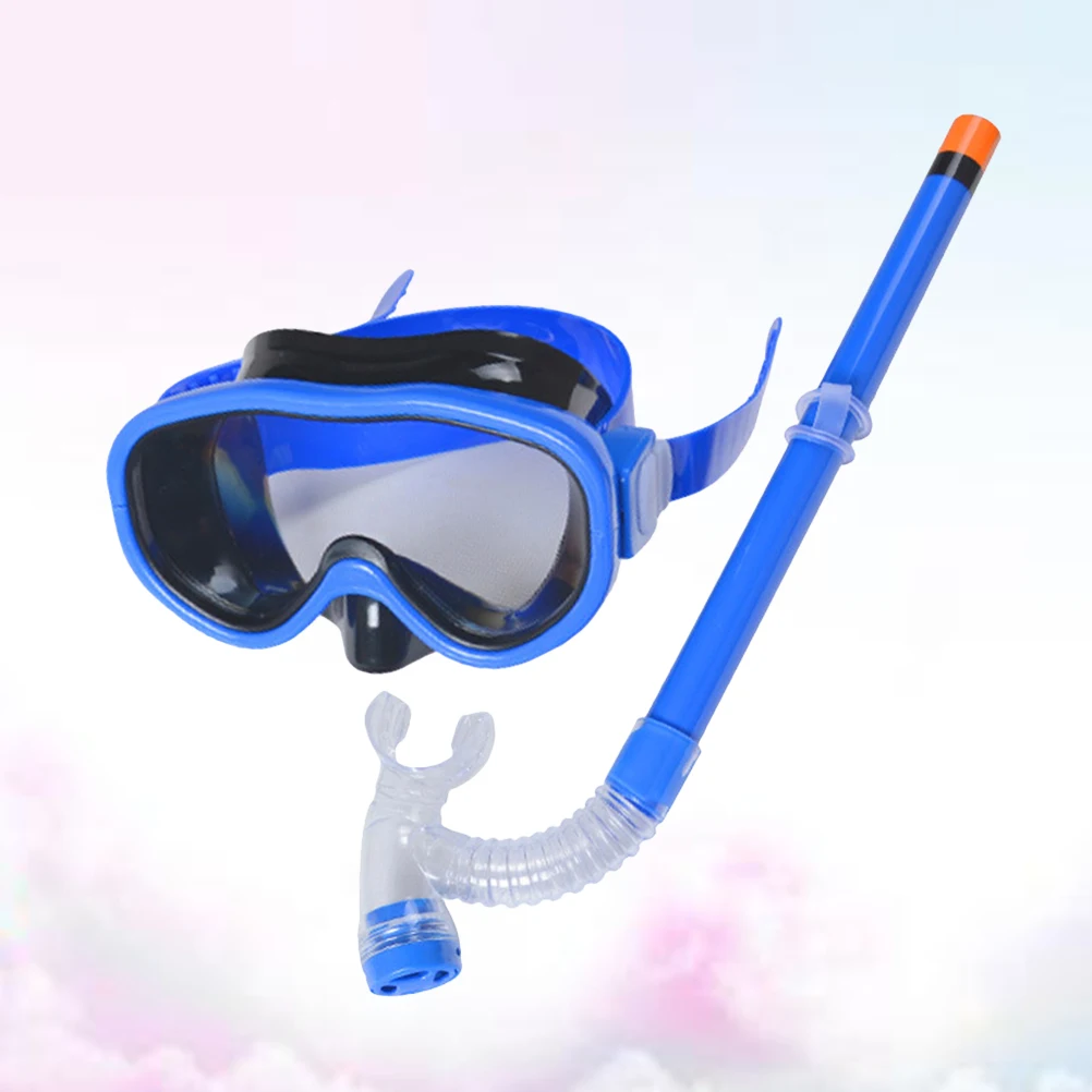 

Snorkeling Glasses Set Diving Goggles Swimming Semi-Dry Type Breathing Tube Men and Women