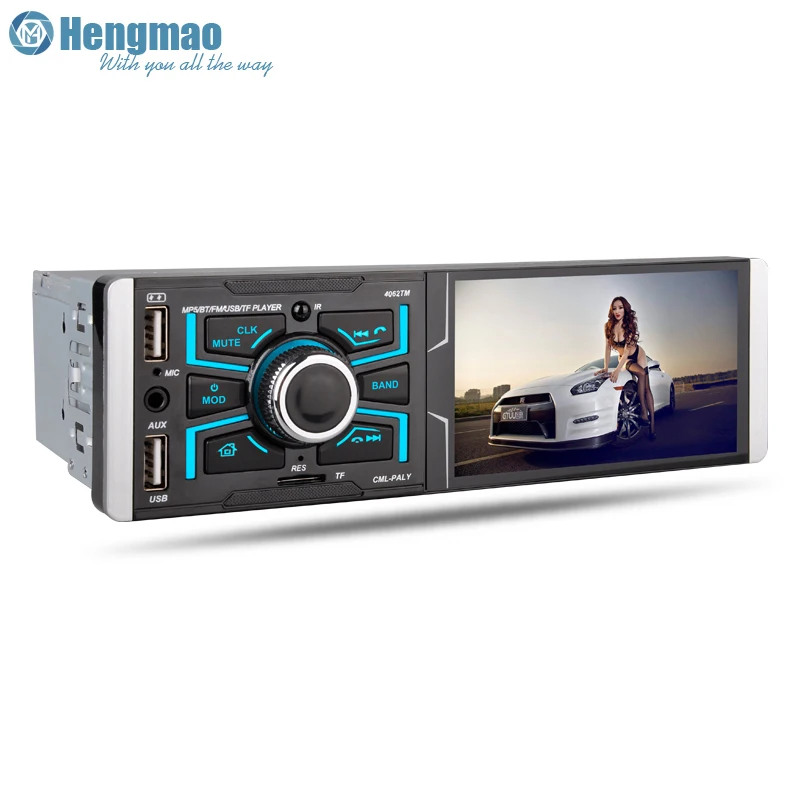 HENMALL 4062AI 1 Din 4.1 Inch MP5 Player Car Radio Bluetooth Audio Stereo AUX FM TF Card Radio Multimedia Auto Touch Screen