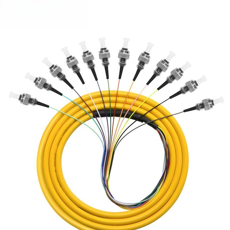 Suitable for HAILE single mode 12 core G.654E bundle pigtail FC12G.654e-3m/strip