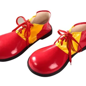 Giày da chú hề vui nhộn của Halloween, Giày biểu diễn sân khấu 10 chú hề dành cho người lớn bán hàng bán hàng chính - №3