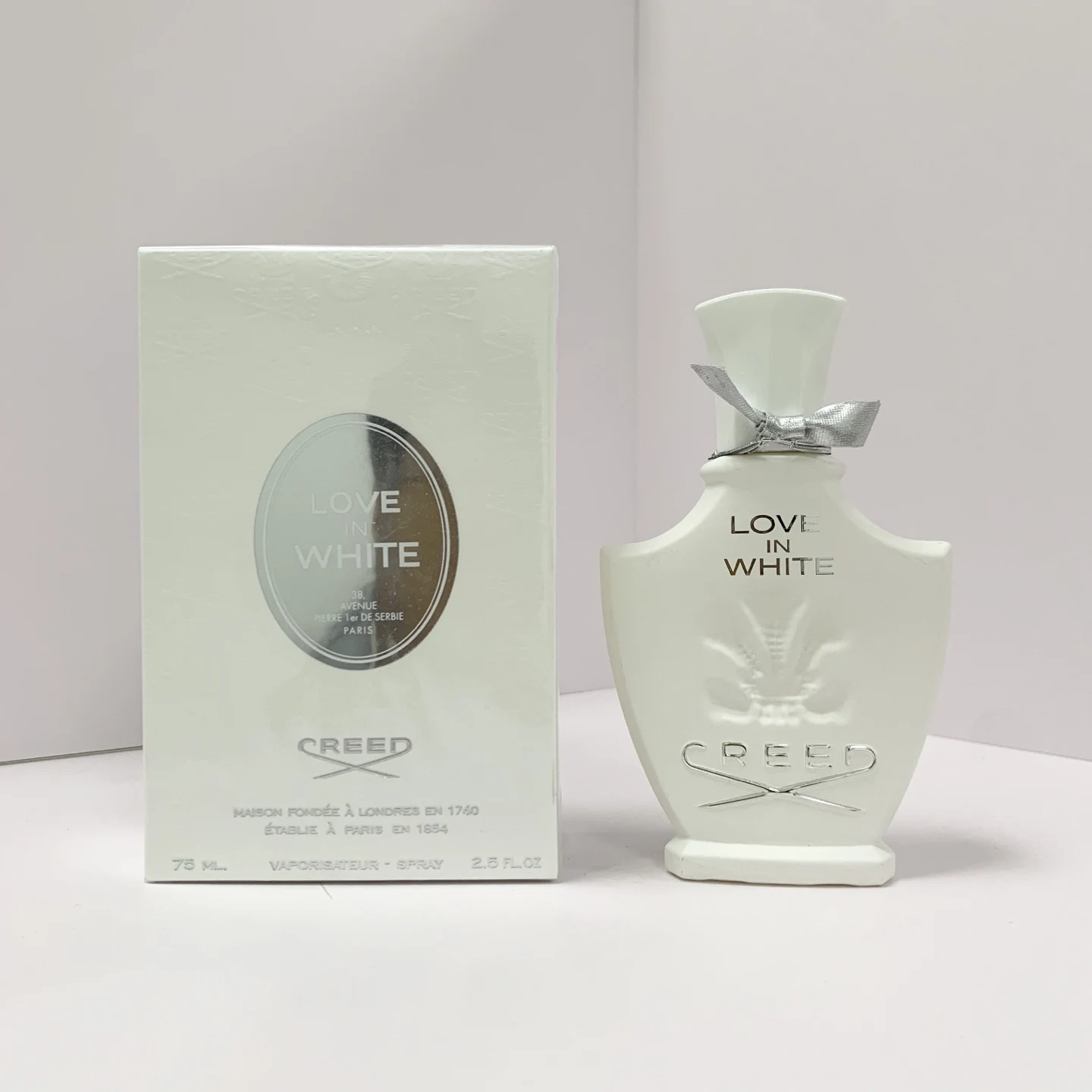 75ml Women's Perfume, Love In Black & Love In White, Oriental Floral Scent Men's Eau de Parfum