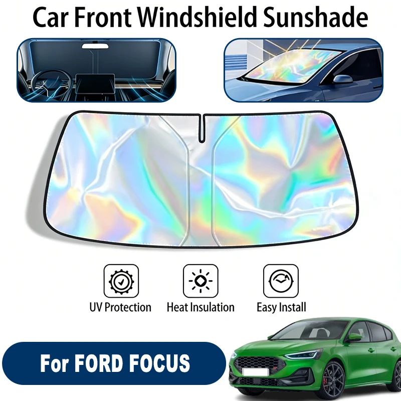 

Car Windshield Sun Shade UV Reflective Sun Visor Protection Cover For Ford Focus C170 C307 C519 1998-2026