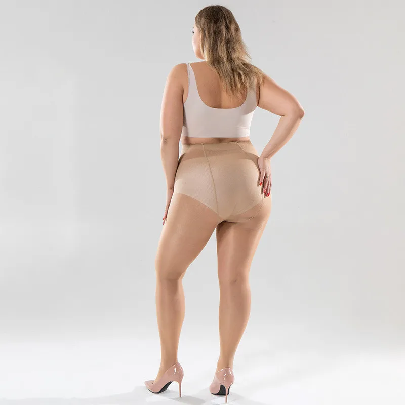 180cm 40D Plus Size Pantyhose Women Tights Spring Summer Nylon Stockings Anti-hook Tear Resistant Super Elastic Large Size Tight