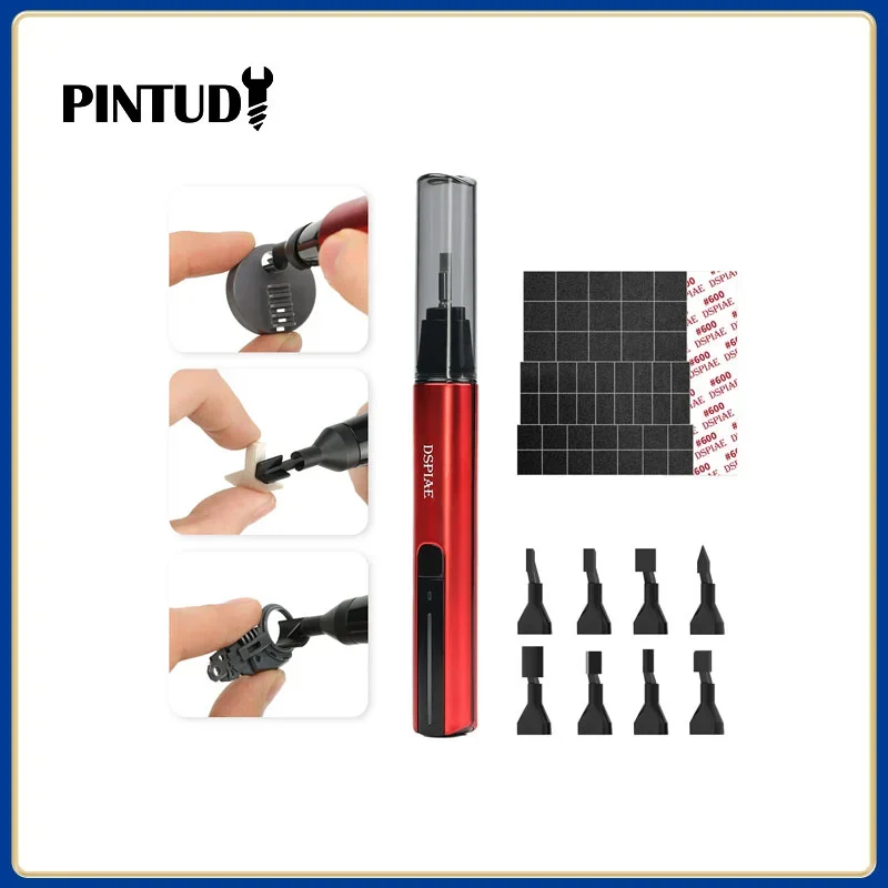 ES-A Reciprocating Sander Electric Grinding Pen Plastic Model Sanding Paper Head for Military Model Craft Tools Hobby DIY