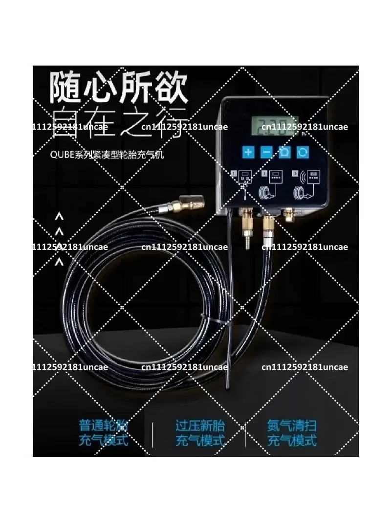 High-Precision Digital Tire Inflator Automatic Wall-Mounted Air Pump with Display for Car Tire Pressure Measurement
