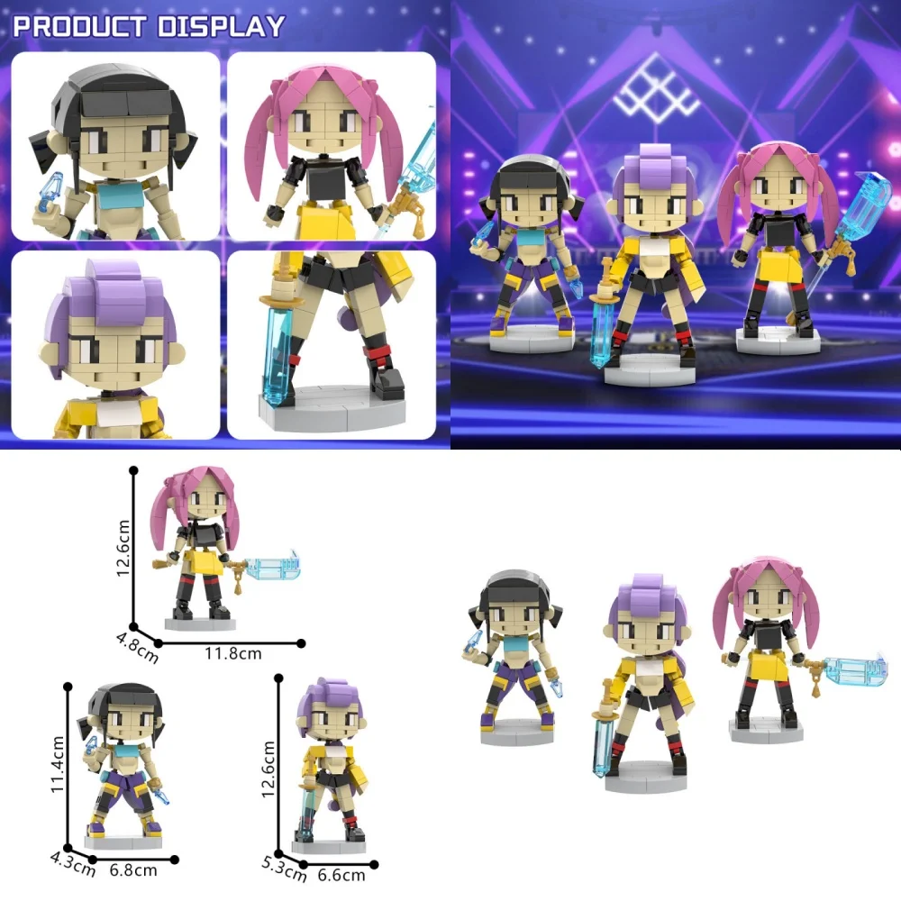 

Строительные блоки «Охотники на демонов» Brickheadz, рождественский подарок, креативные игрушки для тренировки физической координации